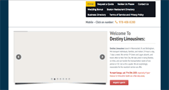 Desktop Screenshot of destiny-limos.com