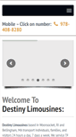 Mobile Screenshot of destiny-limos.com